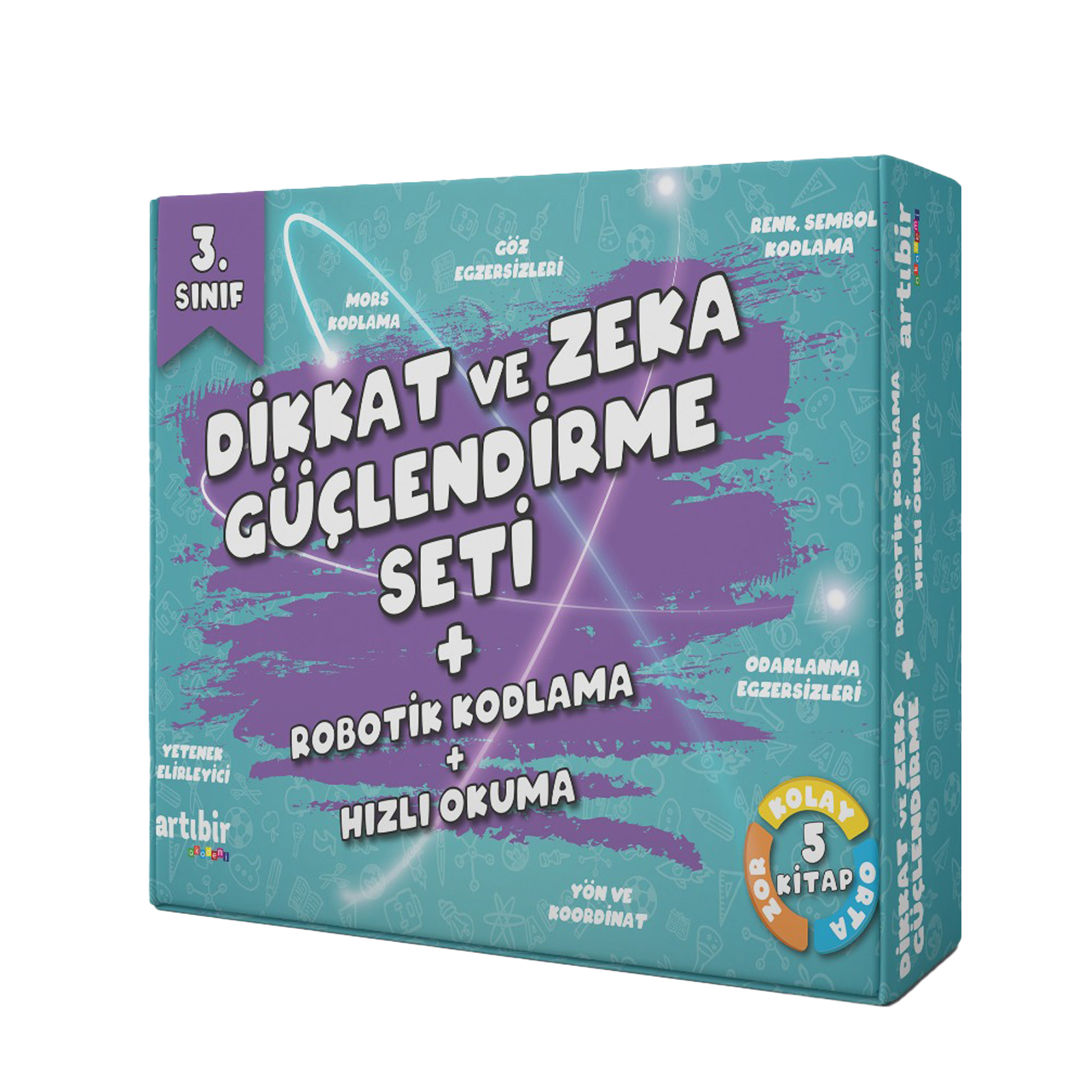 Artı Bir Yayınları - 3. Sınıf Dikkat ve Zeka Güçlendirme Seti
